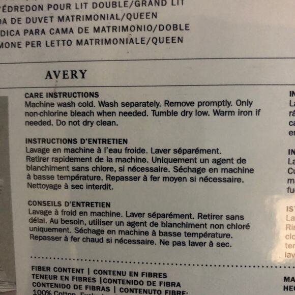 Ralph Lauren Avery Duvet Cover Full Queen Charcoal Gray Chrysanthemum Floral New - Picture 6 of 7